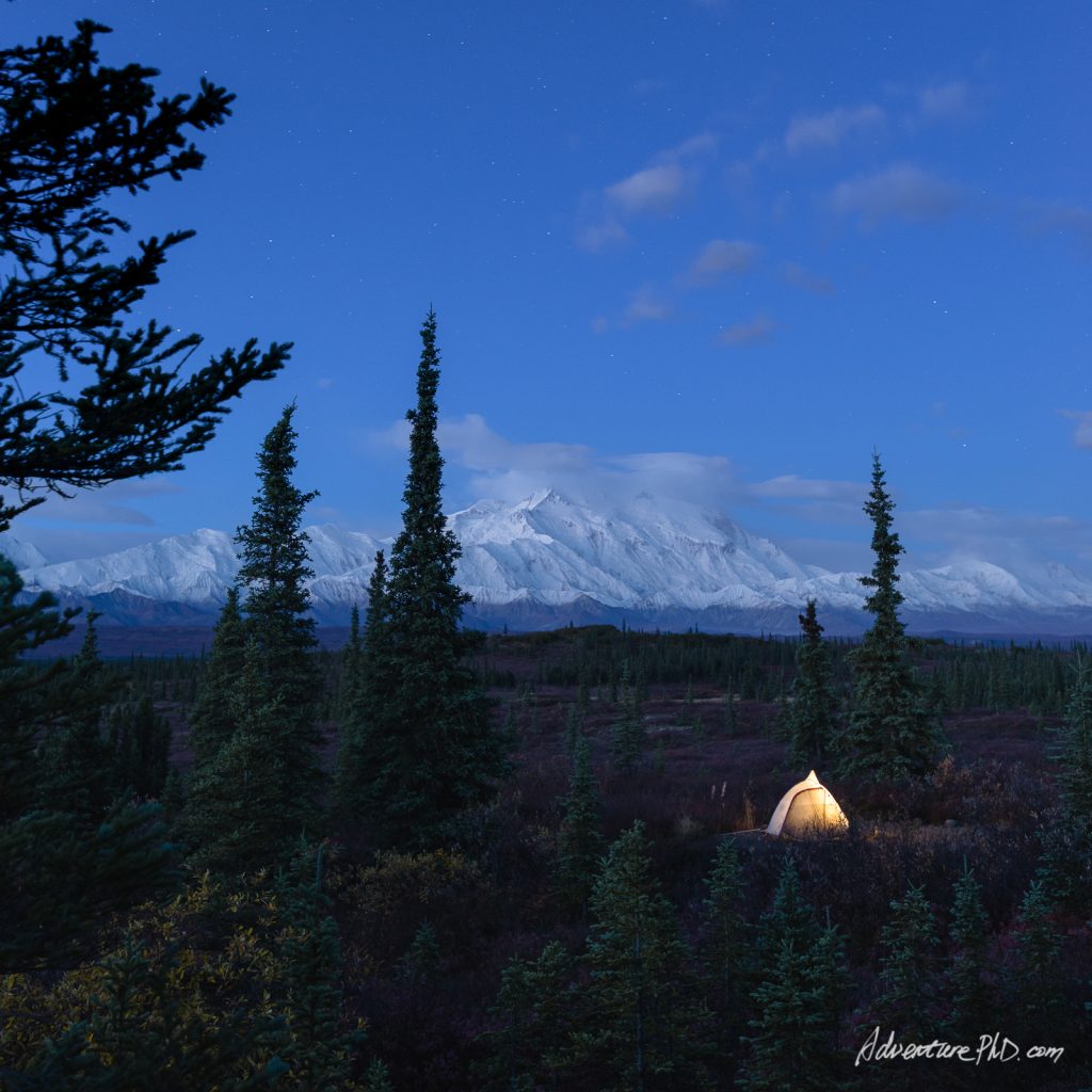 Wonder Lake Campground, Denali National Park, Alaska, USA