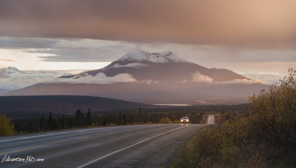 Alaska road trip along the Glenn Highway