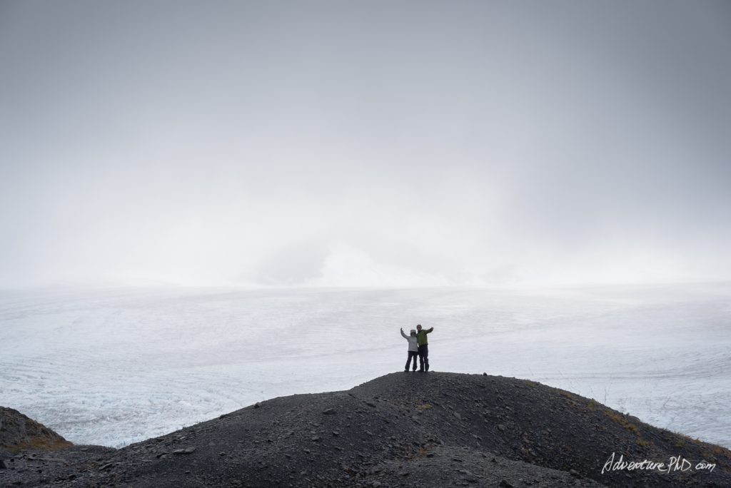 On top of the Harding Icefield trail, Seward, Alaska