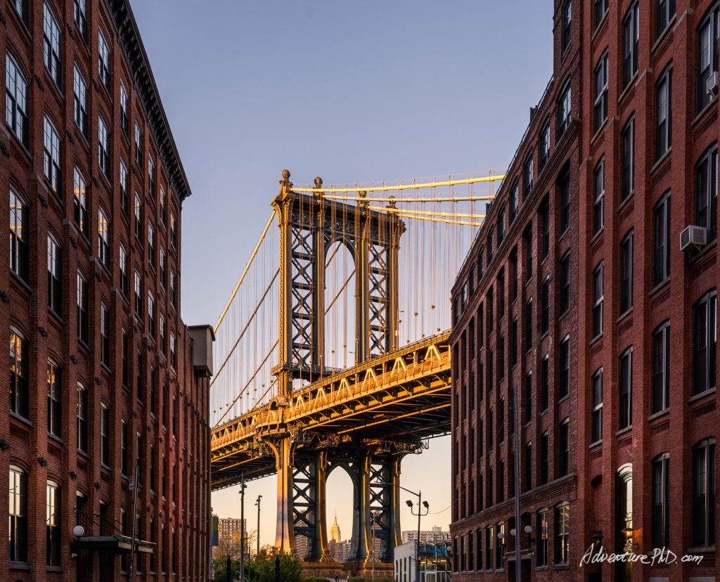 DUMBO view of NYC