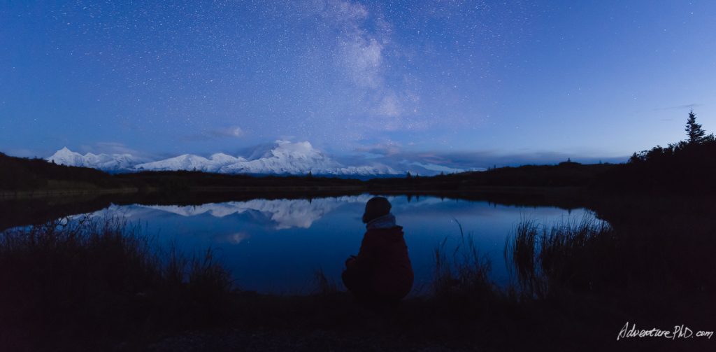 Mount Denali viewed from the Reflection Pond