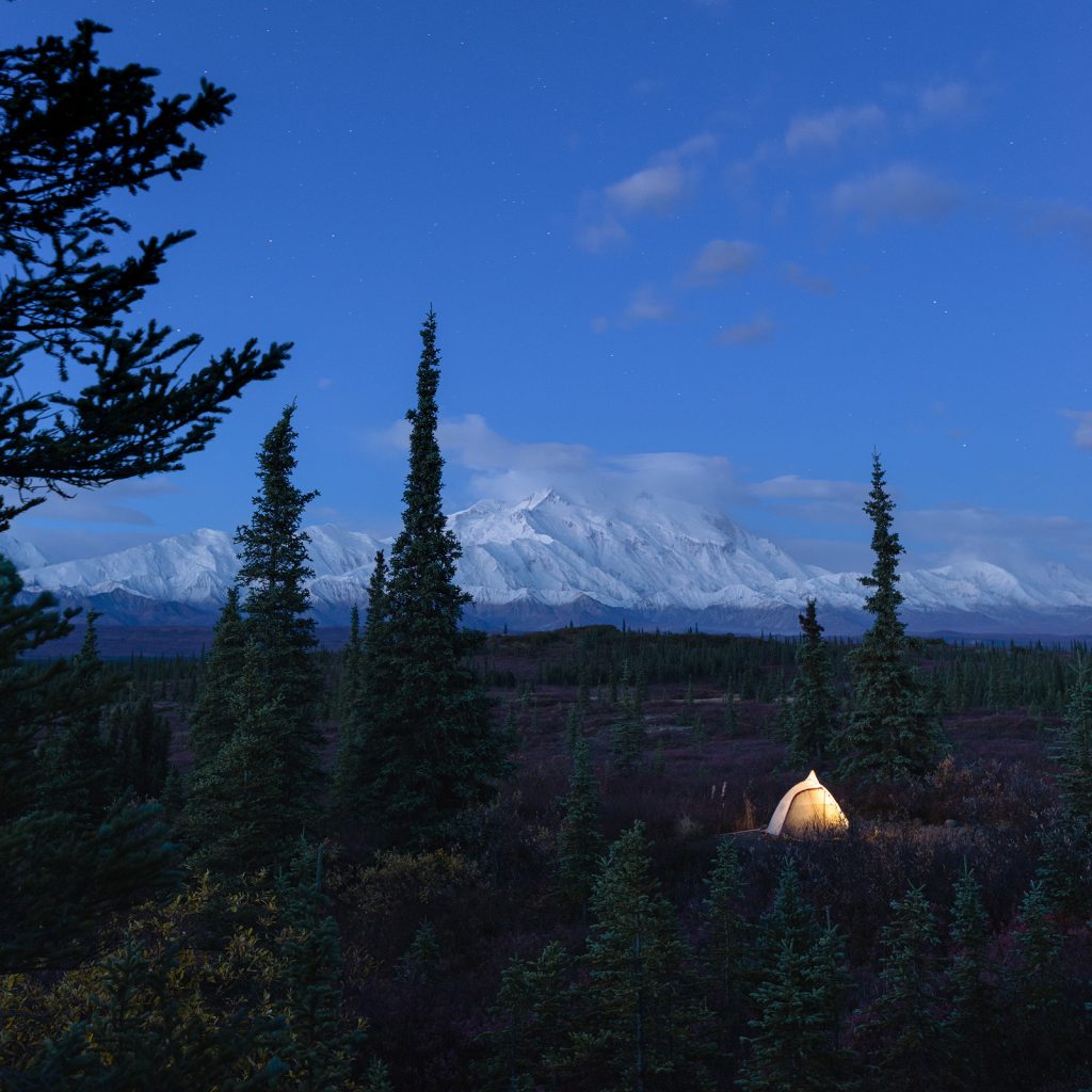Wonder Lake camping night