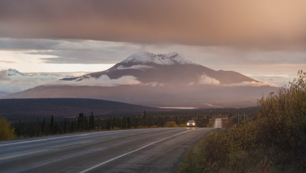 Alaska road trip through the Glenn Highway
