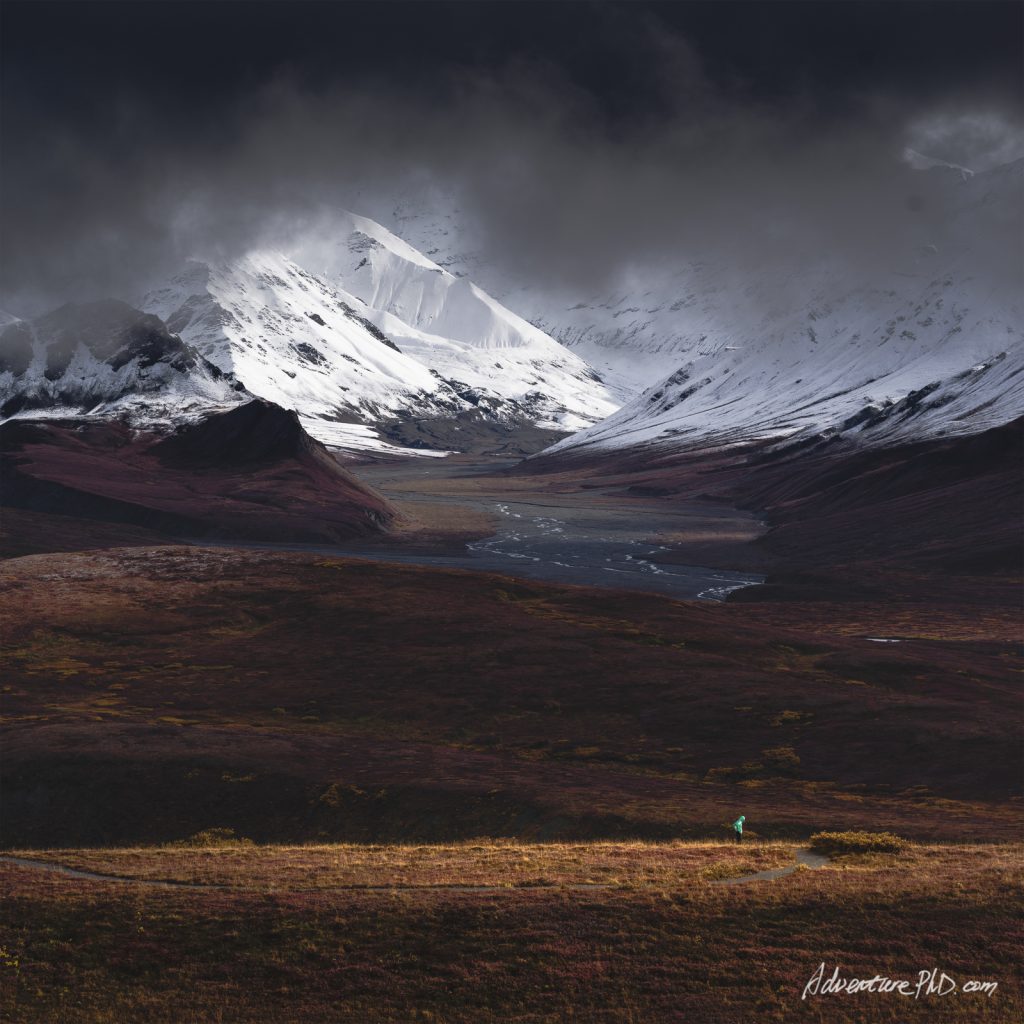 Denali National Park landscape outside of the Eielson Visitor Center