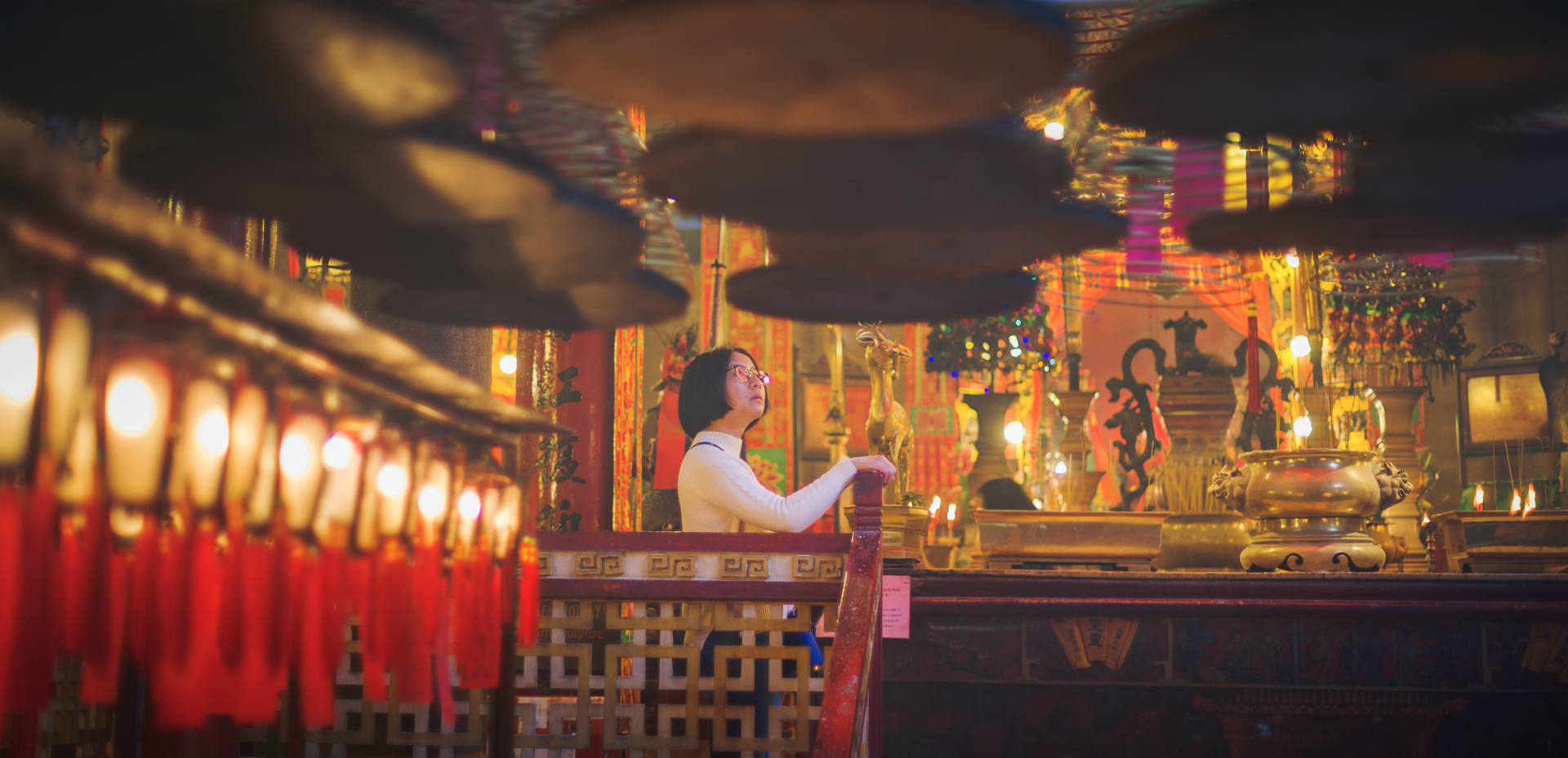Man Mo Temple portrait
