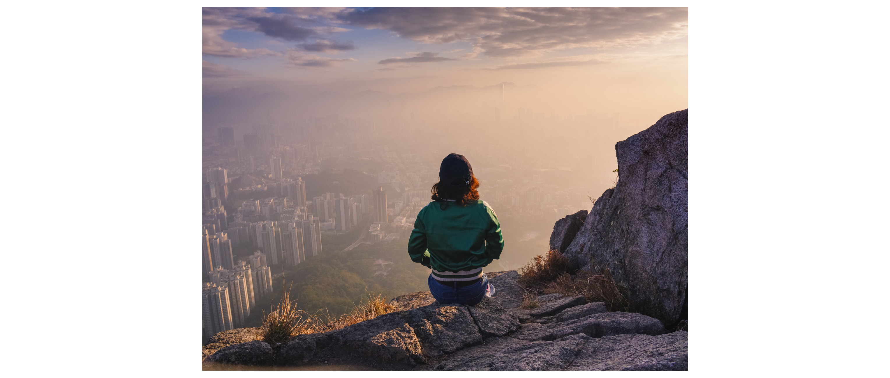 View of the Kowloon from the Lion Rock