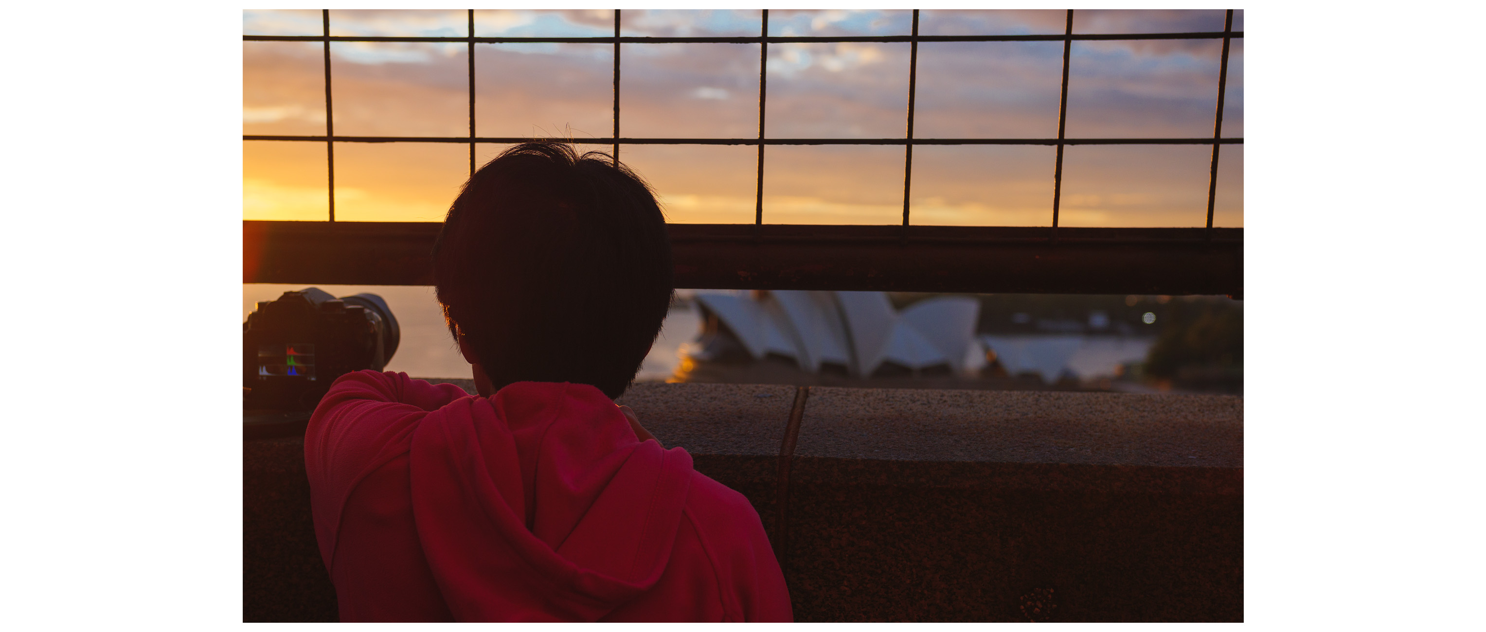 Photographing the Sydney sunrise