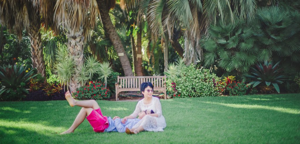 Royal Botanic Garden wedding photo