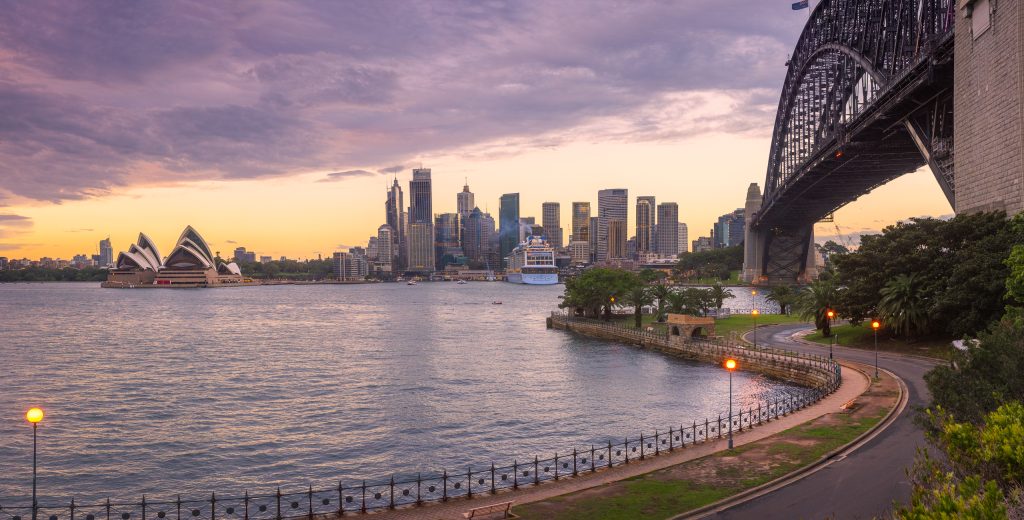 Sydney waking up