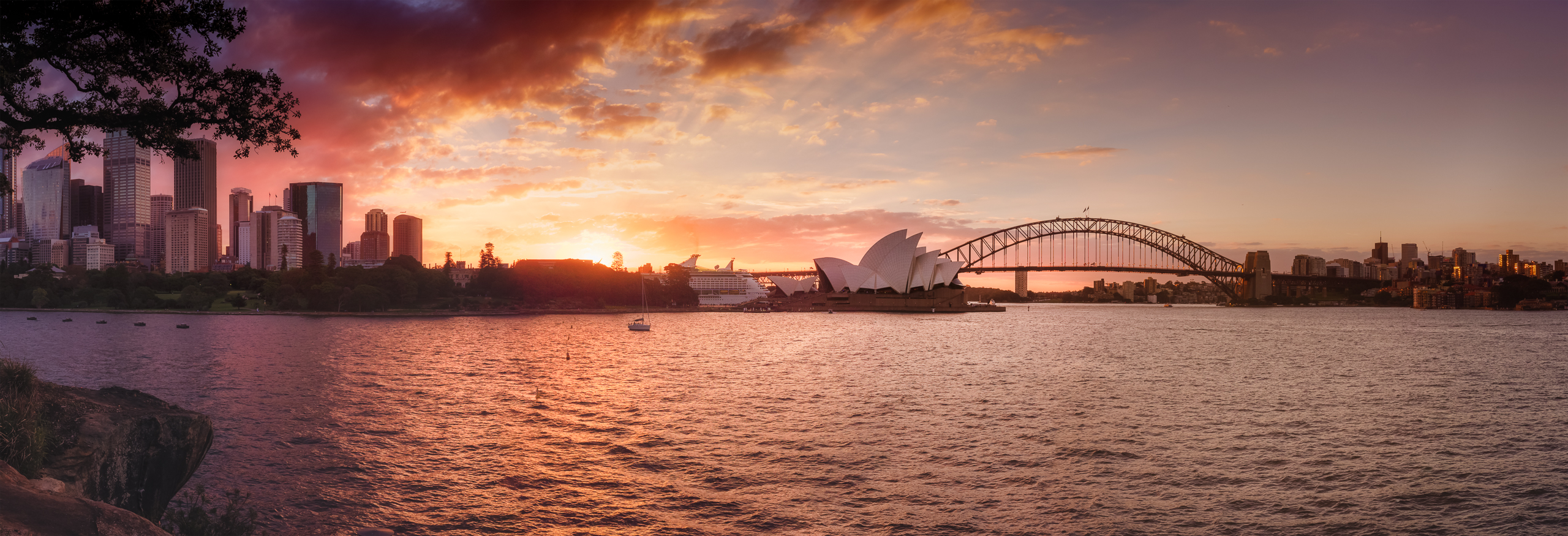 Sydney Opera House and city skyline