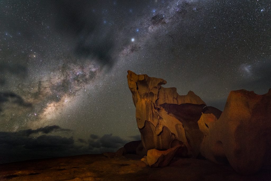 Remarkable Rocks nightscape, Kangaroo Island