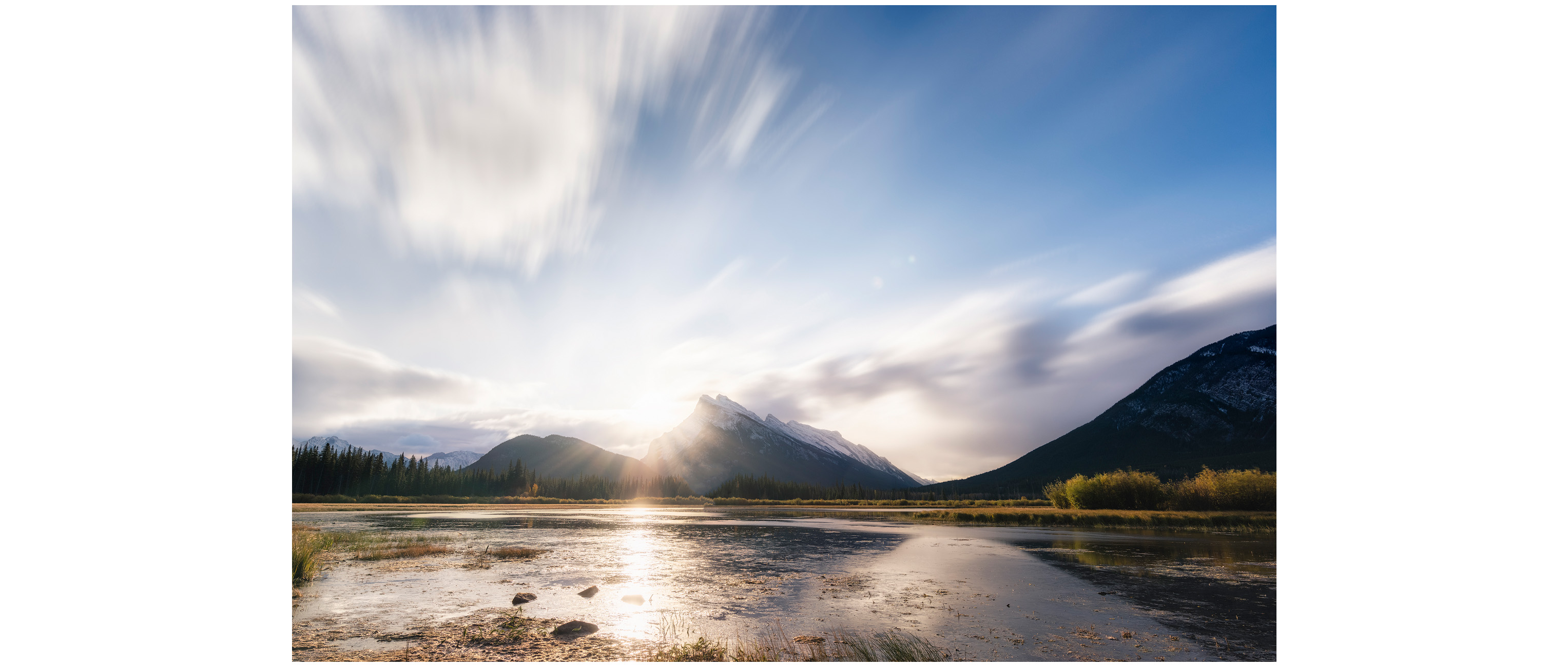 Vermilion Lakes morning brightness