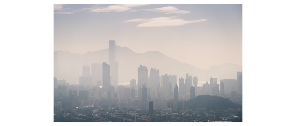 Kowloon view on an overcast day